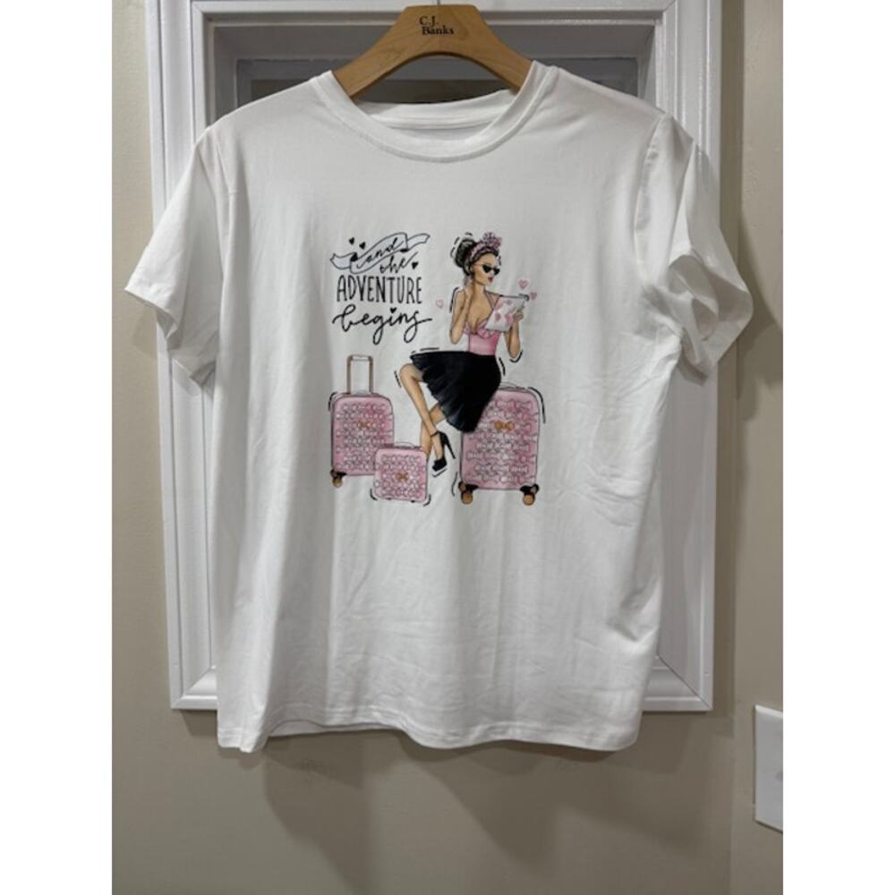 And The Adventure Begins Tshirt